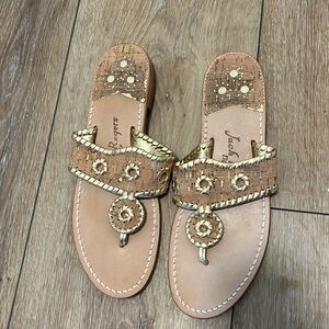 Gold & Cork Jack Rogers Sandals